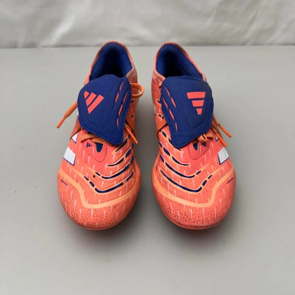 adidas Predator Pro SG fold over tongue Size US 9.5 Orange Coral Blaze